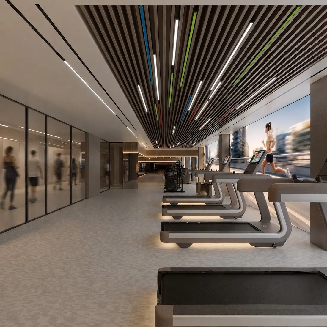 Gym area